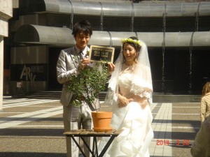 20140323苅谷君、萌さんの結婚式